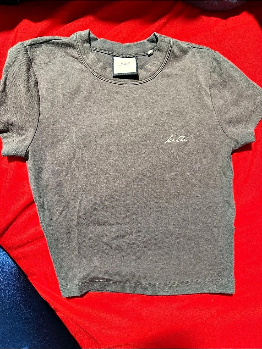 Kith Short Sleeve Tee in Gray Size Small Like New